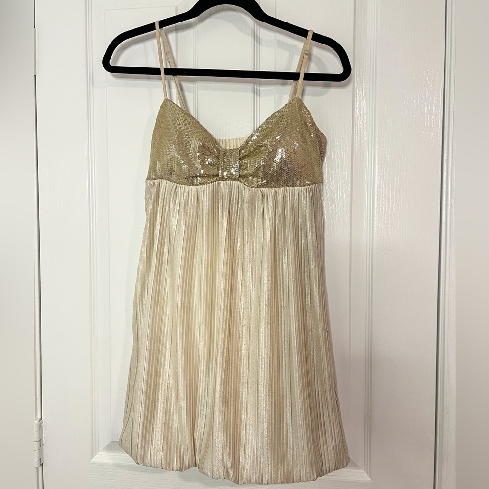 Gold Formal Dress Small
